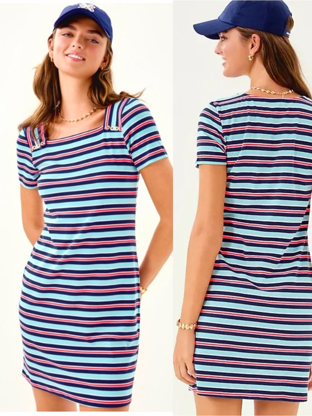 Lilly Pulitzer Beaty Nautical Stripe Minidress